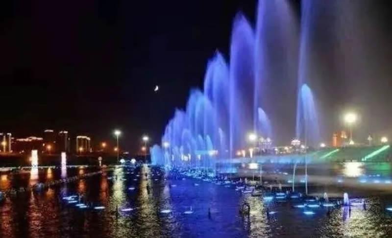 乌兰木伦湖音乐喷泉冬季维护保养——音乐喷泉维护